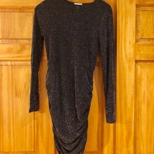 Womenswear Black Bodycon Shimmer/Glittery Dress